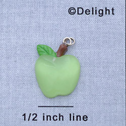 7739 tlf - Translucent Green Apple - Resin Charm