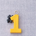 7030 - #1 - Yellow  - Resin Charm