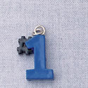 7032 - #1 - Blue  - Resin Charm