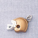 7058 - Football Helmet - Gold  - Resin Charm