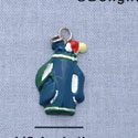 7070 - Golf Bag - Blue  - Resin Charm