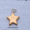 7108 - Star - Gold  - Resin Charm