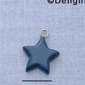 7111 - Star - Blue  - Resin Charm