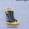 7134 - Fireman Boots - Resin Charm