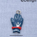 7154 - Golf Glove - Blue  - Resin Charm