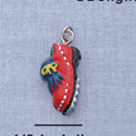 7155 - Golf Shoe - Red  - Resin Charm