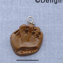 7158 - Baseball Glove - Resin Charm