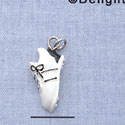 7172 - Sneaker - White  - Resin Charm