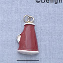 7173 - Megaphone - Maroon  - Resin Charm