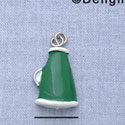 7179 - Megaphone - Green  - Resin Charm
