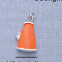 7181 - Megaphone - Orange  - Resin Charm