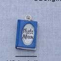 7210 - Photo Album - Blue  - Resin Charm