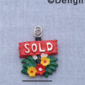 7213 - Sold Sign - Resin Charm