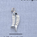 7228 - Fish Bones - Resin Charm