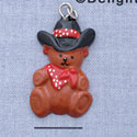 7256 - Cowboy Bear - Resin Charm