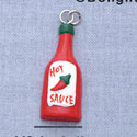 7260 - Hot Sauce Bottle - Resin Charm
