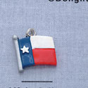 7262 - Texas Flag - Lone Star  - Resin Charm