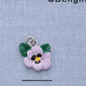 7292 - Flower - Purple Pastel  - Resin Charm