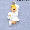 7310 - Cheerleader - White  - Resin Charm