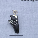 7349 - Sneaker - Black  - Resin Charm