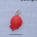 7359 - Yarn - Red  - Resin Charm