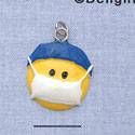 7371 - Smiley Face - Surgeon  - Resin Charm