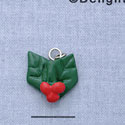 7411 - Holly Leaves - Resin Charm