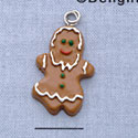 7420 - Gingerbread - Girl  - Resin Charm