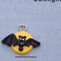 7468 - Bat - Moon Mini  - Resin Charm