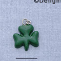 7486 tlf - Shamrock - Resin Charm