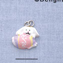 7503 - Bunny - Egg  - Resin Charm