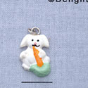7505 - Bunny - Carrot  - Resin Charm