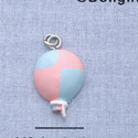 7567 - Balloon - Multi  - Resin Charm
