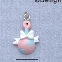 7571 - Baby Rattle - Multi  - Resin Charm