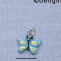 7612 - Butterfly - Yellow Pastel  - Resin Charm