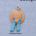 7614 - Sunbonnet - Blue Pastel  - Resin Charm