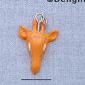 7619 - Giraffe - Face  - Resin Charm