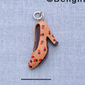 7640* - Shoe - Pump Animal Print - Resin Charm