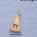 7678 - Brie Cheese - Resin Charm
