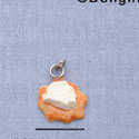 7680 - Cheese - Round Cracker  - Resin Charm