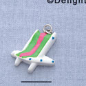 7681 - Beach Chair - Hot  - Resin Charm