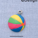 7682 tlf - Beach Ball - Hot  - Resin Charm