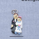 7694 - Bride & Groom - Resin Charm