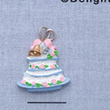 7696 - Wedding Cake - Fancy  - Resin Charm