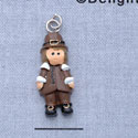 7735 tlf - Pilgrim - Boy  - Resin Charm