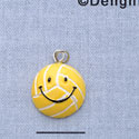 7740 tlf - Smiley Face Volleyball - Resin Charm
