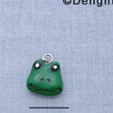 7741 tlf - Mini Frog Face  - Resin Charm