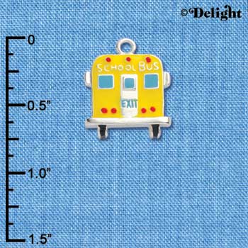 C1045 - School Bus - Back - Silver Charm