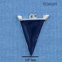 C1099 - Pennant - Blue - Silver Charm