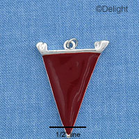 C1102 - Pennant - Maroon - Silver Charm